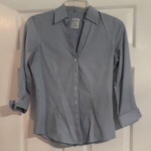 Brooks Brothers Light Blue Women's Blouse